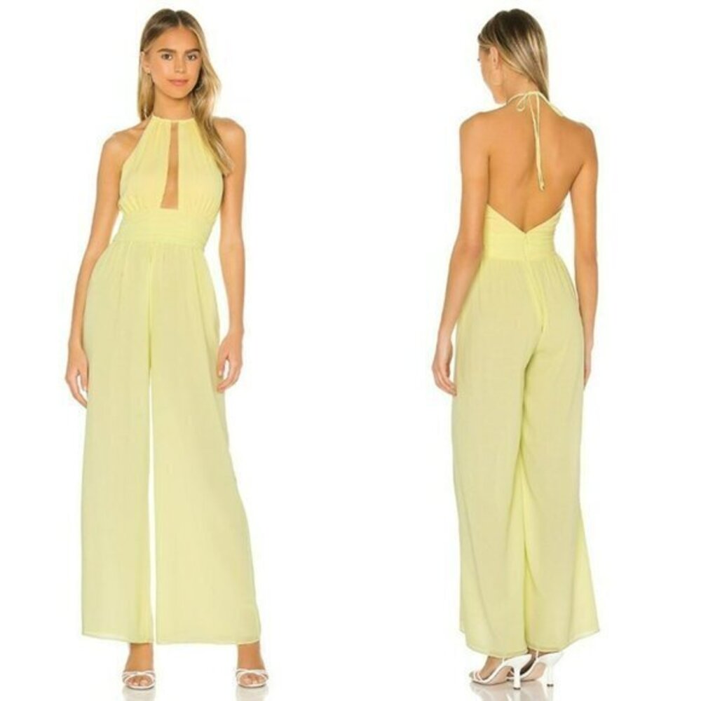 NBD Indira Jumpsuit - Pastel Yellow